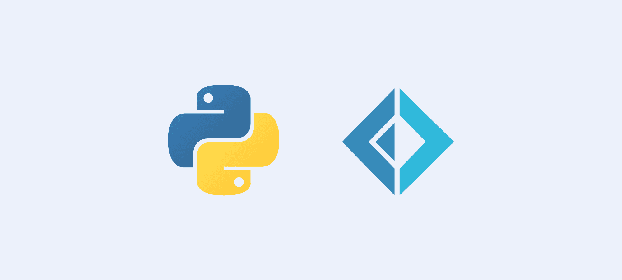 Python and F# Logos side by side